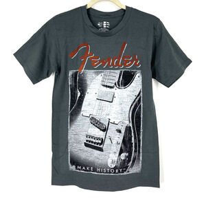 Fender Guitar Official Merch Fender Make History Graphic Tee Shirt Small NWOT
